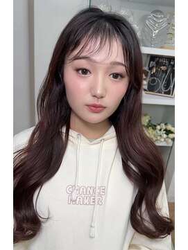 韓国風ヘアメイク