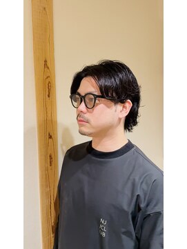 銀座八 【銀座メンズカット】銀座八×ナチュラルパーマ<理容室>