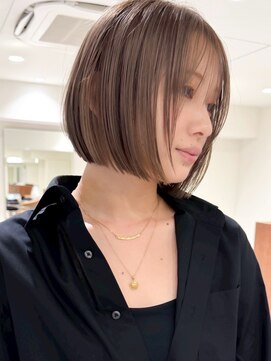 ジルブラン 横浜関内(JIL BLAN) ハイライト白髪染め白髪ぼかしショートボブレイヤー40代横浜関内