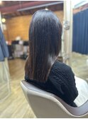 透明感カラー/トリートメント/髪質改善/縮毛矯正