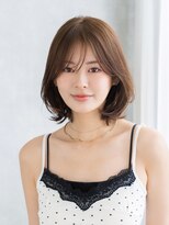 ペグ(Peg) 大人のゆる巻きミディボブ/髪質改善/個室サロン/仙台