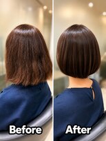 ロンロンシャ 都ホテル店(RONRONCHAT)&nbsp;50代×髪質改善×ボブ×上本町