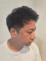 エムエイチバーバー 肥後橋(MH THE BARBER)&nbsp;大人メンズアップバングショート【肥後橋】