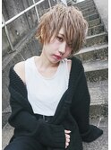 ★☆透けるプラチナベージュ×色っぽショート☆★