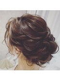 大人ゆるアップスタイル