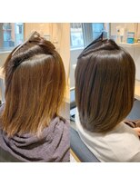 アルト(Alto)&nbsp;30、40代にオススメ　グレイカラーカラー×ボブ