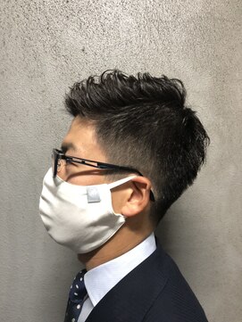 ヒロギンザ 浜松町店(HIRO GINZA) ビジネス七三ショート<ヒロ銀座/メンズ/理容室/浜松町/大門>