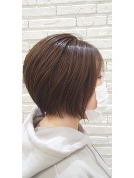 ヘアーズ 住吉店(HAIRZ) 《HAIRZ》林真紀スタイル・大人女子の3Dショートボブ