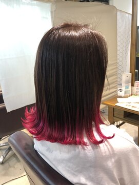 トゥルース 獨協大学前店(Hair&Make TRUTH) 毛先カラー