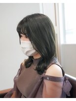 ネイヴィル オモテサンドウ(navile omotesando) ☆ブリーチなしオリーブグレージュ☆