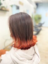 ヴァニラ(Vanilla)&nbsp;グラデーション＃オレンジ＃裾カラー