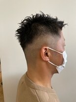 イーストハムヘッドショップ(EAST HAM head shop) メンズ刈り上げアップバングショート