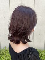 アクアオモテサンドウ(ACQUA omotesando)&nbsp;＊ブリーチなしローズピンクベージュくびれミディアムレイヤー