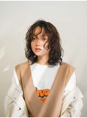 顔まわりレイヤー ボブパーマ スパイラルパーマ くるくる