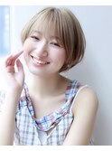 『ハイトーンまるみショートボブ』Ash下北沢店