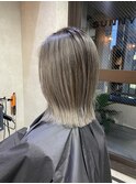 グレーベージュニュアンスカラーアッシュミルクティー