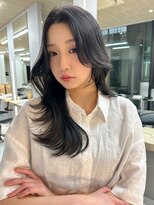 ボタン シブヤ(VOTAN SHIBUYA) 前髪なし/顔まわりカッ/トくびれヘア/韓国ヘア/ブリーチなし