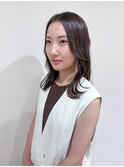 ミディアムスタイル　モーブベージュ