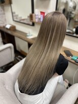 ルフレ 新宿本店2nd(Reflet)&nbsp;パールベージュ/プルエクステ/ダブルカラー