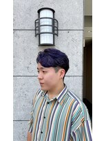 ニール シトロン 名古屋 伏見 丸の内(NEELU citron)&nbsp;【Neeluscuro_take】メンズバイオレットカラー