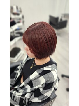 ミステル(MISTEL) ワインレッドボブ