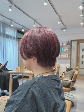 クラップス 上大岡(CLAPS) ピンクグレージュ/コンパクトショート/ミニマル【1ブリーチ】