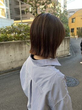 アイ 代々木公園(aye) 切りっぱなし簡単スタイリング