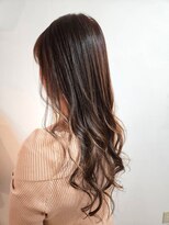 ツムグ 代官山 中目黒(TUMUGU)&nbsp;グレーベージュレイヤーロング前髪パーマ30代40代50代