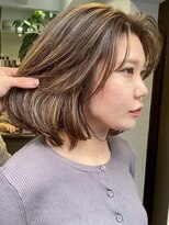 ノラ ウメダ(NORA UMEDA)&nbsp;【NORA UMEDA 高木】外国人風ミルクティーハイライトカラー