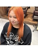 【adept金町店　石崎Style】オレンジカラー