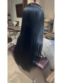 【Lien 風呂田】髪質改善ストレート×ブルーブラック♪