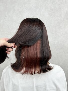 アン ブリーチ 大宮駅東口店(UN BLEACH) チェリーレッドインナーカラー♪