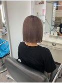 切りっぱなしボブ