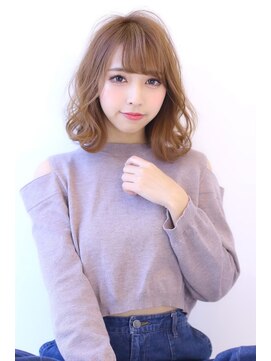 オーロ 緑地公園店(ORO) 20代30代40代50代ボブルフネビージュ小顔ワンレンショート