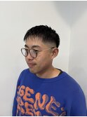 黒髪短髪クロップスキンフェード