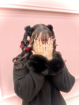 リアン 八幡筋店(lien) 推し活ハートツインテヘアスタイル♪