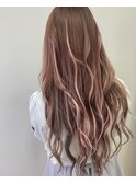 【colors 徳島】長さ出し＋ハイライトシールエクステ80本