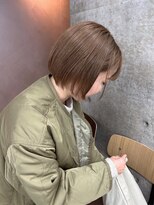 フローレンアンド(FLOREN and)&nbsp;ダブルカラー/ブラウンベージュ