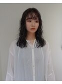 黒髪パーマ