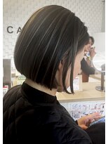 ケア 神戸(CARE)&nbsp;大人のハイライトボブ