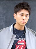 爽やかツーブロックショート