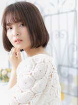 プリモカ 綾瀬(primoC)&nbsp;綾瀬/髪質改善/くすみベージュ×美髪♪タンバルモリボブb