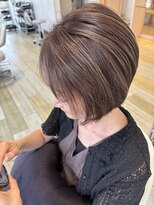 ヘアークラフト アニー 南郷18丁目店(HAIR CRAFT Annie)&nbsp;ハイライトショートボブ