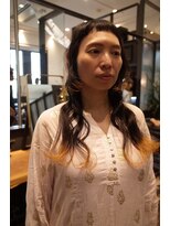 ナビッジ(NABIGE)&nbsp;毛先ブリーチ