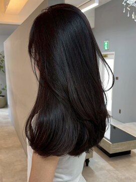 オズ 郡山駅前店(OZ) 透明感ラベンダーアッシュボブ 大人可愛いベージュレイヤーロブ