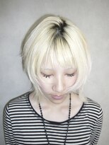 アルレン(Allen)&nbsp;ハッシュカット/ブロンド「宇都宮/ブリーチ」