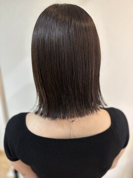 ヘアースタジオ ゼン カロン(Hair studio Zen kalon) 切りっぱなしボブ20代30代40代50代60代