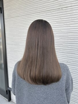 透明感カラー/やんわりベージュ