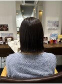 切りっぱなしボブ