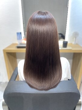 ラテノワール(Latte Noir) 髪質改善Latte Noir美髪カラーダークピンクパープル